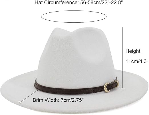 Women Classic Felt Fedora Patchwork Hit 