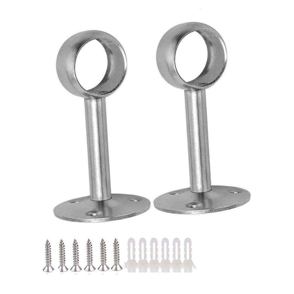 25mm 1 Diy Tools Stainless Steel Closet Rod Holder Ulifestar