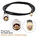 uxcell SMA Male to BSP F Female Antenna Pigtail Cable 1M