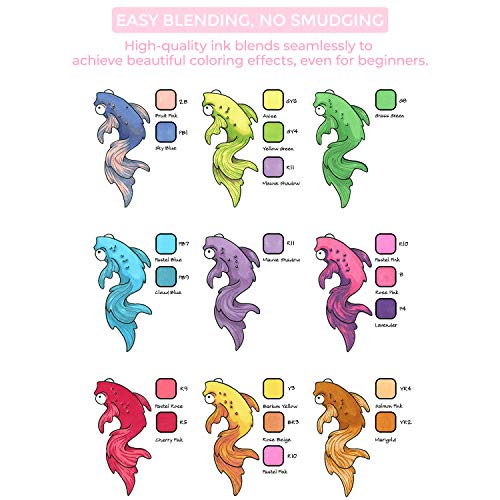 4 48+Color+Ohuhu+Sketching+Calligraphy+Illustration