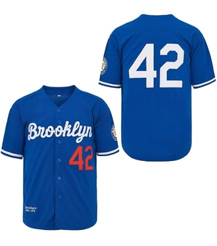 Amazon.com: Men's Black Legend Baseball Jersey #42 Vintage