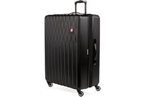 SwissGear 8018 Expandable Luggage, Hard Shell Large Luggage with Spinner Wheels