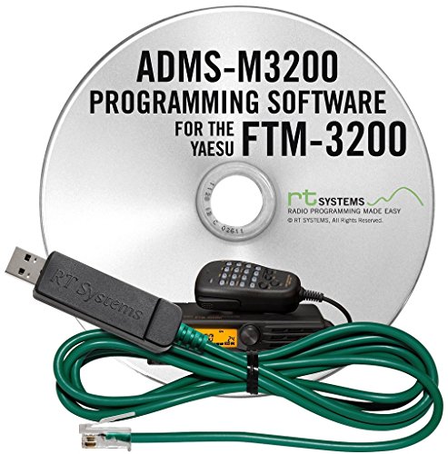 Yaesu FTM-3200DR Accessory Bundle - 3 Items: Includes RT Systems Programming Software/Cable Kit, Nifty! Mini-Manual and Ham Guides TM Quick Reference Card!!