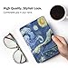 MoKo Case for Kindle Paperwhite, Premium PU Leather Cover with Auto Wake/Sleep Fits All Paperwhite Generations Prior to 2018 (Will not fit All-New Paperwhite 10th Generation), Starry Night