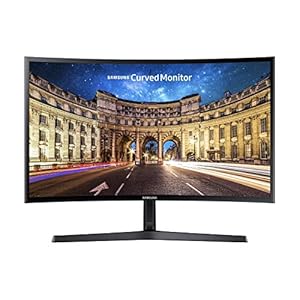 Samsung C24F396FHU 60,9 cm (24 Zoll) FHD 1080p Curved Monitor, schwarz