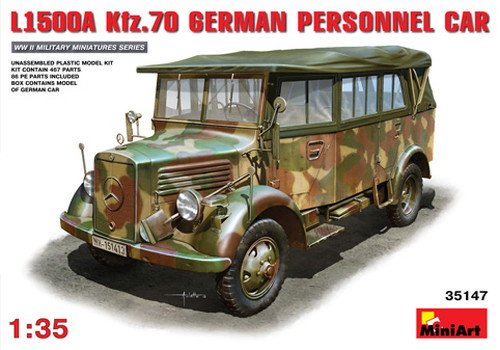 Miniart 1:35 - L1500a (kfz.70) German Personnel Car
