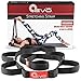 Stretching Strap with Loops for Physical Therapy, Yoga Strap for Stretching, Stretch Out Strap (Black)thumb 1