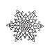 Vipe Paper Craft Cutting Dies Stencil Metal Mold for DIY Scrapbook Album Paper Card Decoration-02 (Snowflake)