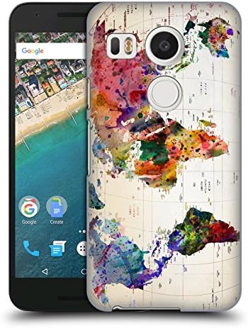 Official Mark Ashkenazi Map Of The World Pop Culture Hard Back Case for LG Nexus 5X