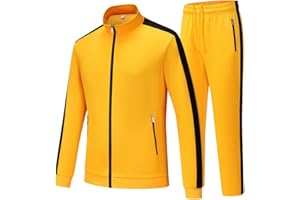 Feiairuike Men's Tracksuits 2 Piece Outfits Sweatsuits for Men Long Sleeve Track suits Athletic Full Zip Active Sports Sets