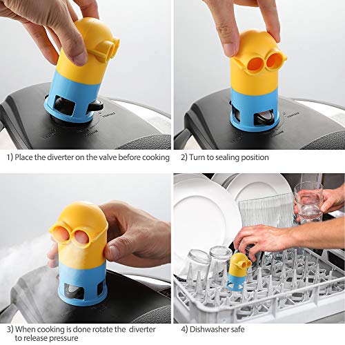 Nenazzz Steam Diverter Pressure Release Accessory Compatible with