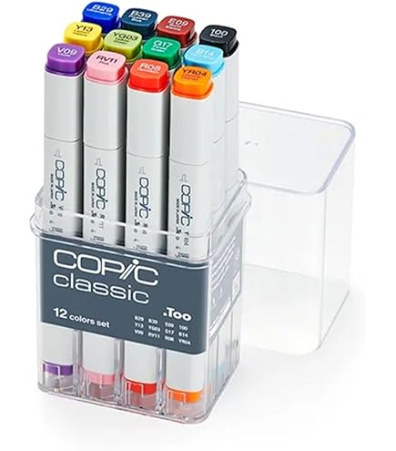 COPIC classic 72色セットA Copic Classic Marker 72 Color Set A - Free Expedited