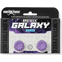 KontrolFreek FPS Freek Galaxy Purple for PlayStation 4 (PS4) Controller | Performance Thumbsticks | 1 High-Rise, 1 Mid-Rise | Purple