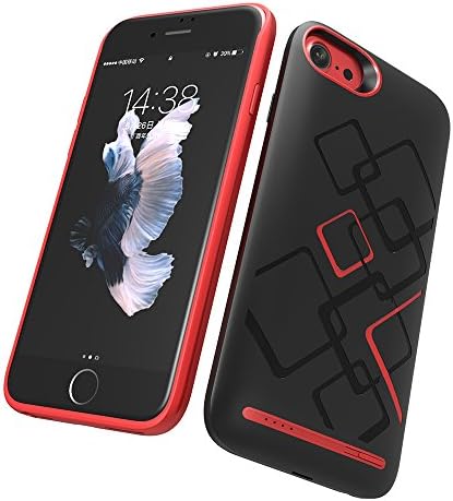 Battery Case For iPhone 8 / 7 / 6s / 6 GML 5000mAh Capacity Support Headphones Ultra Slim Extended Battery Rechargeable Protective Portable Charger 4.7 Inch (Black)