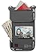 RFID Travel Neck Pouch Passport Holder | Premium Waterproof Neck Wallet Stash