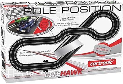 litehawk hot pursuit slot car track