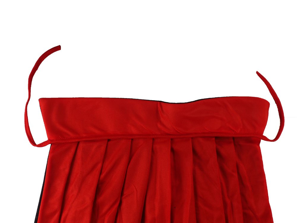 MEZETIHE 35\'\' Black Red Halloween Cloak Magician Cape Cosplay Robe Costumes for Boys Girls