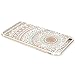 iPhone 6 Case, iPhone 6S Case, JAHOLAN TPU Silicone Gel Soft Clear Case Cover for iPhone 6 6S - White Mint Tribal Mandala