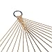 Prime Garden Large 2 Person Soft Polyester jumbo Rope Weave Caribbean Hammock 450 Pound Capacity -Tan