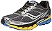 Saucony Men's Ride 7 Running Shoe,Grey/Yellow/Blue,11 M US
