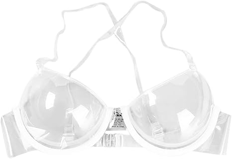 reggiseno plastica trasparente