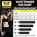 TNT Pro Series Waist Trimmer for Women and Men - Waist Trainer for Weight Loss Sweat Belt - Belly Fat Slimming Stomach Band - Lumbar Support Neoprene Wrap