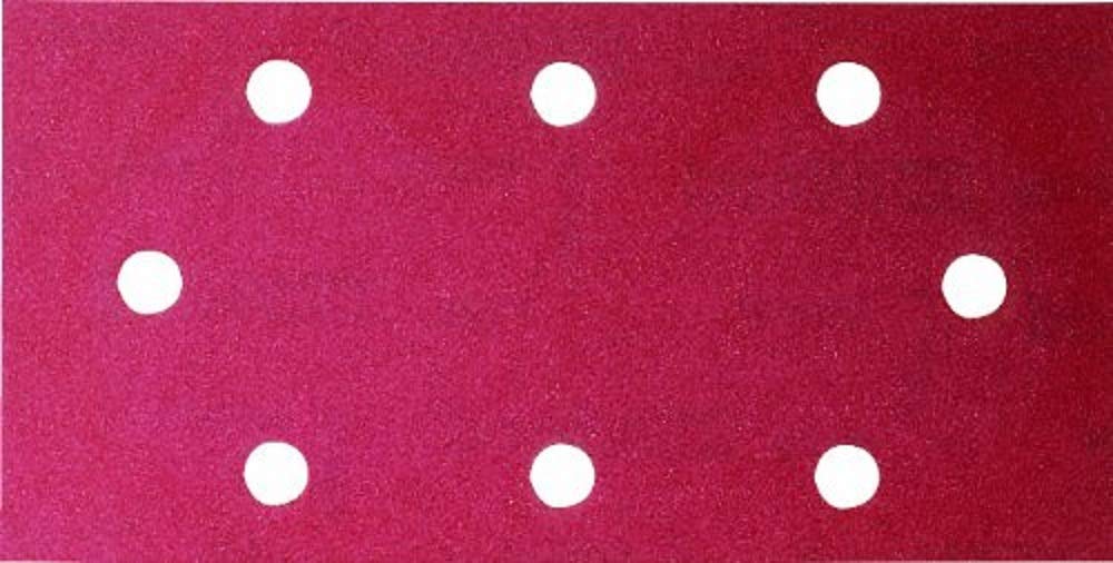 Bosch 2609256A87 Pack of 10 Sanding Sheets for Black + Decker Orbital Sanders 93 x 185 cm 8 Holes Grit Size 40