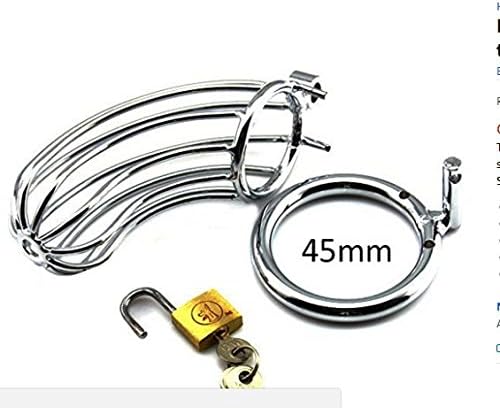 Stainless Steel Chas-tity Cage for Adult Men Se-xy Toys Adult Fun