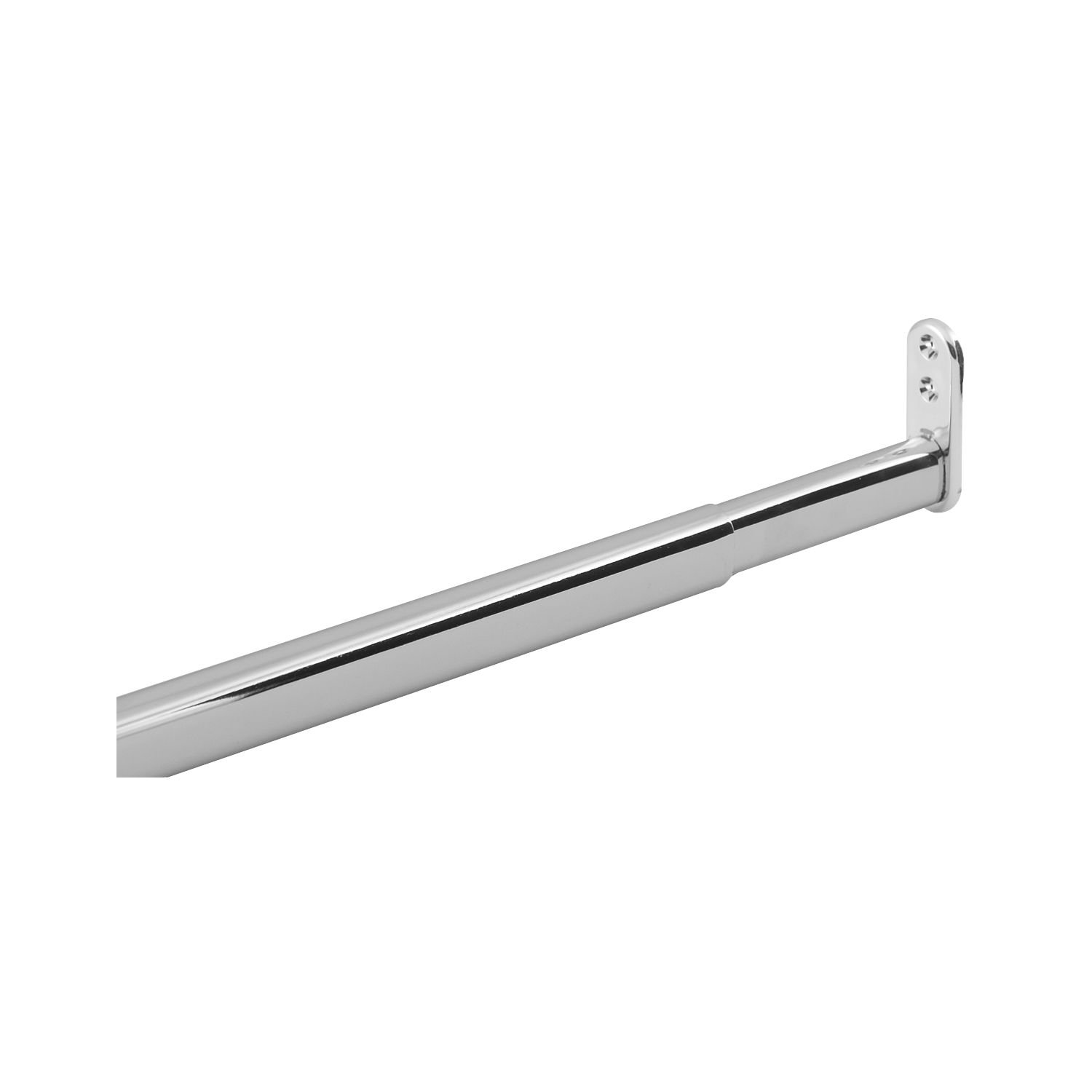Vasalat Wardrobe Hanger, Metal Silver Wall Mounted Rail Holder, 900-1100 mm