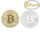 2PCS Bitcoin Deluxe Collector's Set | Featuring the Limited Edition Original Commemorative Medal w/ Display Case