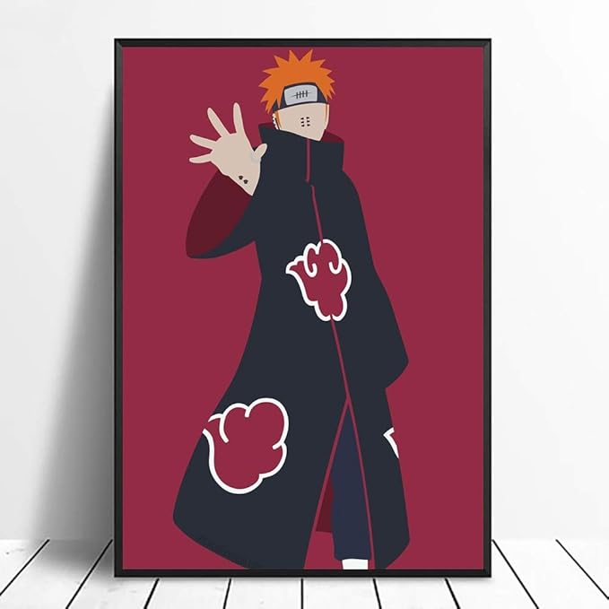 DIY Pintar por números Decoración de cuadros moderna Naruto animación