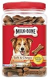 Milk-Bone Soft and Chewy Chicken Bones Dog Treats, 25 Ounce
