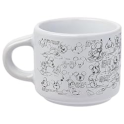 Silver Buffalo Mickey Heritage Sketch Multi Art 4pc