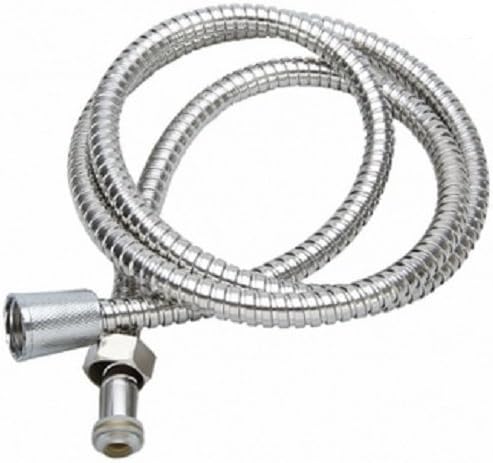Flexible Showerheads Hose Stainless Steel Chrome Shower Head Bathroom Water Hose Water Pressure System Extremely Flexible Sturdy 1.5M 1Pcs