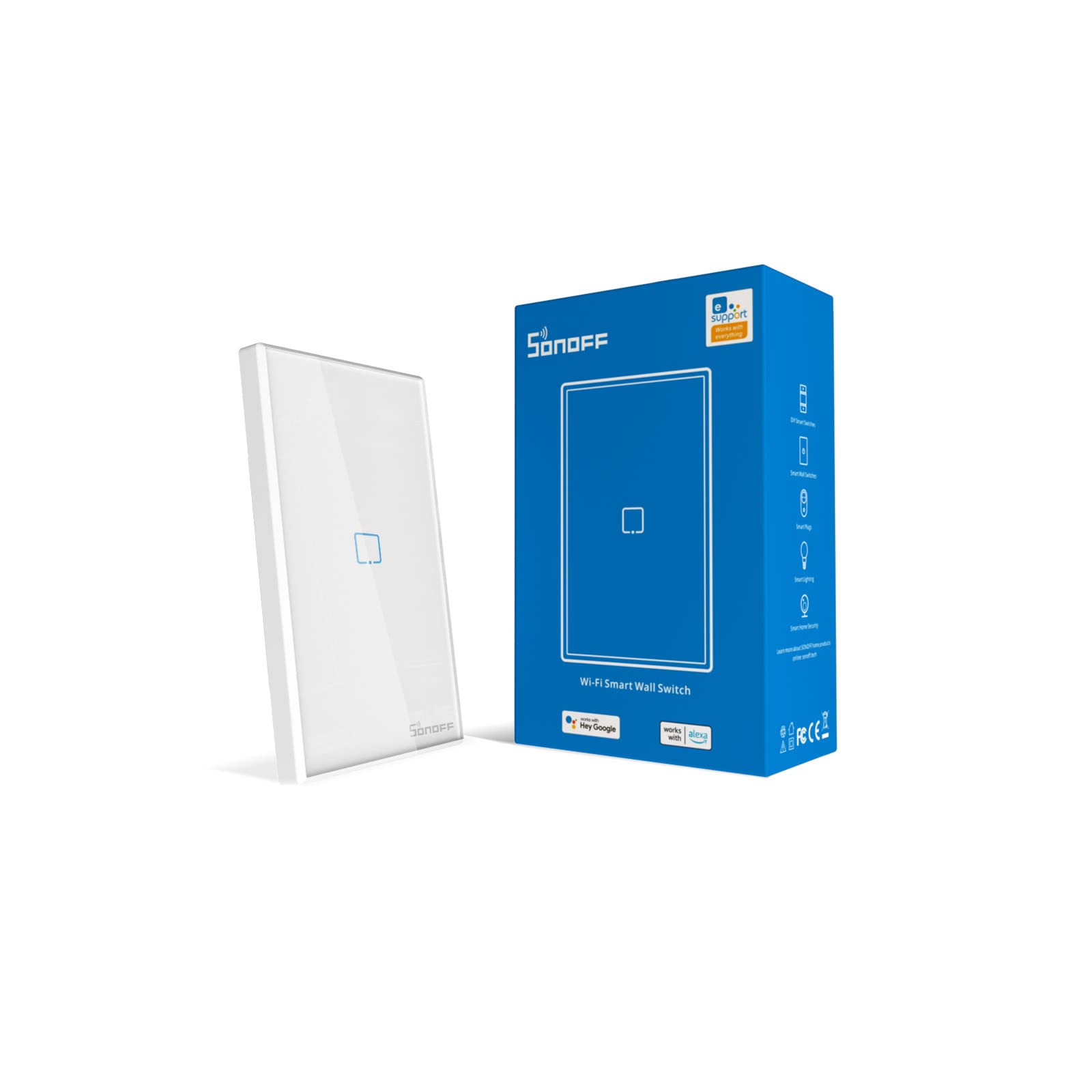 SONOFF Smart Light Switch，2.4GHz WiFi Touch Smart