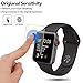 [3 Pack] Fotbor for Apple Watch Screen Protector 42mm Series 3/2/ 1, HD Clear Anti-Scratch Anti-Bubble Tempered Glass Screen Protector Lifetime Replacement Warranty [Only Covers The Flat Area] (42mm)