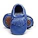 HONGTEYA Leather Baby Moccasins Hard Soled Tassel Crib Toddler Shoes for Boys and Girls…