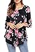 AlvaQ Womens Casual Ruffle Blouses Fashion 2017 Club Work Ladies Juniors Cute Cotton Loose Plus Size Tops Black 2XL