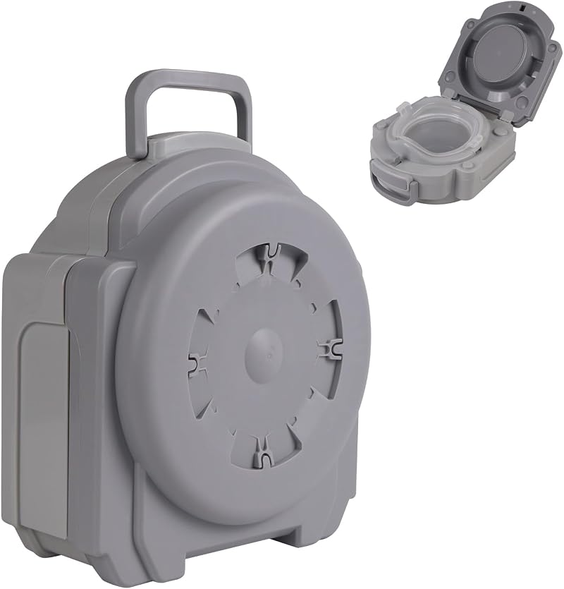 Hibtn Travel Potty for Toddlers Portable Toilet Seat Lightweight Foldable