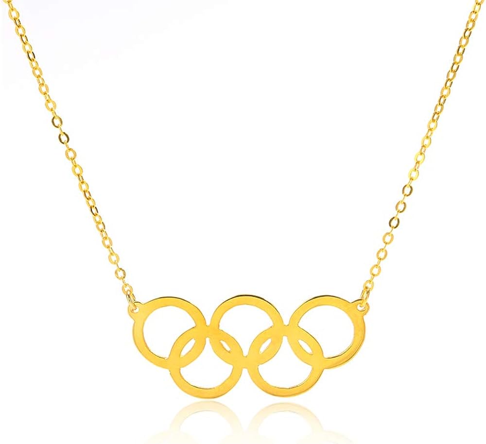 CedesaO Olympics Ring Necklace, 2016 Rio Olympics Games
