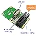 PCI-E 1X to Half/Full Mini PCI-E Adapter