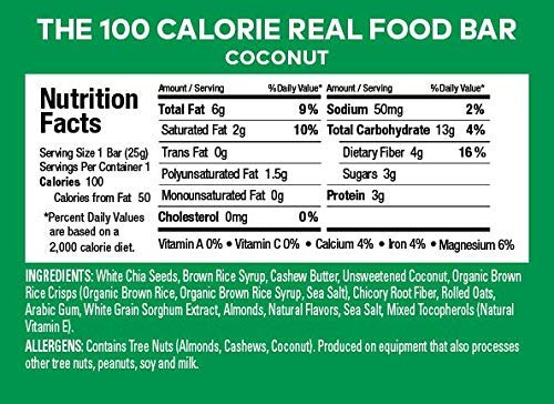 Health Warrior Chia Bars Variety Pack, Coconut/Acai Berry/Mango, 15 Count