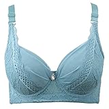 PanDaDa Women's Lace Push Up Bra Underwire Brassiere 34 36 38 40 42 Cup Size C
