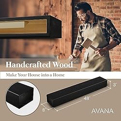 Avana Fireplace Mantle - Natural Fireplace Mantles