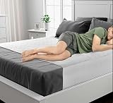 Lynmark Waterproof Bed Protector with Tuck-In Flaps King 150x85cm White