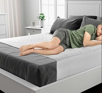 Lynmark Waterproof Bed Protector with Tuck-In Flaps King 150x85cm White