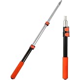TEPUHUI 1.4&ndash;3 FT Telescoping Pole, Paint Roller Extension Handle with Threaded Metal Tip for Indoor Painting, Dusting &amp; Window Cleaning