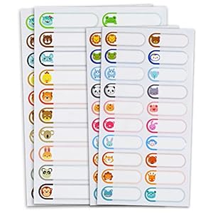 Name Labels for Kids -Baby Bottle Labels-Waterproof Handwritten Name Labels-Waterproof Name Stickers- Pack of 80 Pcs…