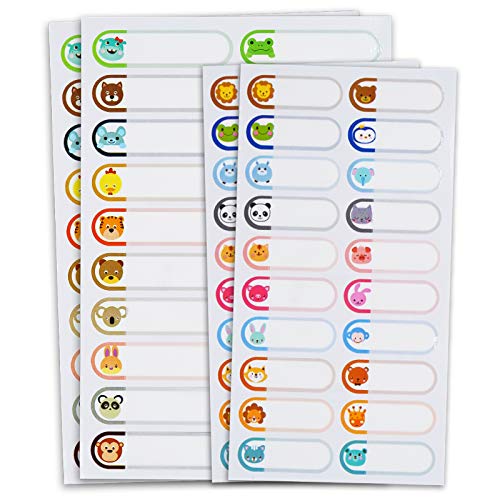 Name Labels for Kids -Baby Bottle Labels-Waterproof Handwritten Name Labels-Waterproof Name Stickers- Pack of 80 Pcs…