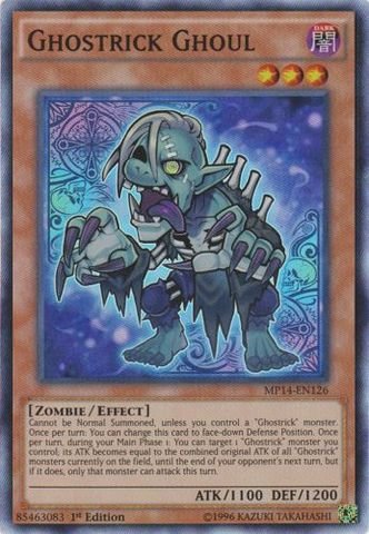 Yu-Gi-Oh! - Ghostrick Ghoul (MP14-EN126) - Mega Pack 2014 - 1st Edition - Super Rare